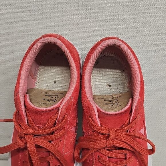 CONVERSE ONE STAR PARADISE PINK SUEDE YOUTH SNEAKERS BFPM-05-055 - Picture 4 of 10